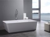 Modern soaking Bathtubs Leona Luxury Modern Bathtub 71"