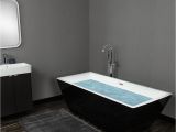 Modern soaking Bathtubs Luxury Square soaking Bathtub Acrylic White Pedestal