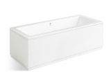 Modern Square Bathtubs 1700mm Square Double End Straight Bath White Modern