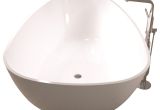 Modern Stand Alone Bathtub Adm White Stand Alone solid Surface Stone Resin Bathtub