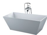 Modern Stand Alone Bathtubs Bathtub soaking Rectangle & Floor Faucet Modern Stand