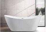 Modern Stand Alone Bathtubs Vanity Art 71 Inch Freestanding Acrylic Bathtub