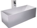 Modern Stone Bathtubs Adm White Stand Alone solid Surface Stone Resin Bathtub