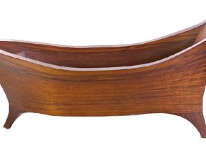 Modern Wood Bathtubs Modern soaking Walk In Handcrafted Wood Bathtub