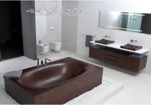 Modern Wooden Bathtubs Modern Bathtubs Made Of Wood and Stone