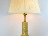 Modern Yellow Floor Lamp Large Vintage Ceramic Table Lamp with Yellow Flowers by