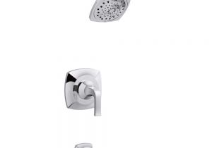 Moen Adler Shower Head Kohler Rubicon 1 Handle 3 Spray Wall Mount Tub and Shower Faucet In