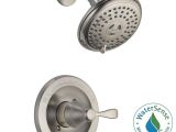 Moen ashville Shower Head Delta Porter 1 Handle Shower Faucet In Brushed Nickel 142984 Bn A