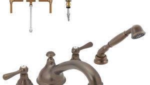 Moen Freestanding Tub Faucet Oil Rubbed Bronze Moen Kingsley 2 Handle Deck Mount Roman Tub Faucet Trim