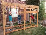 Monkey Bars for Backyard Ninja Warrior Training Course I Made for the Kids and Myself In