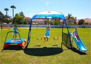 Monkey Bars for Backyard Outdoor Playset Swing Trampoline Slide Monkey Bar Kids Fitness