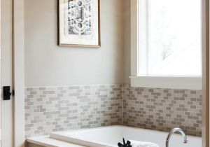 Mosaic Tile Bathtub Surround Ideas Half Tiled Tub Surround Design Ideas
