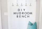 Mudroom Bench Plans Diy Mudroom Bench Diy Ideas Pinterest Mudroom House and Home