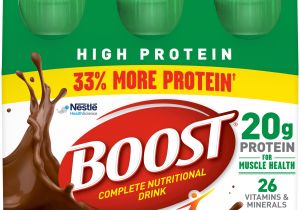Muscle Milk Light Ready to Drink Boost High Protein Rich Chocolate 6 8 Fl Oz Bottles Walmart Com