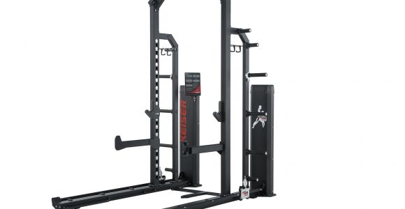 Muscle Motion Power Rack Dip attachment Half Rack Keiser