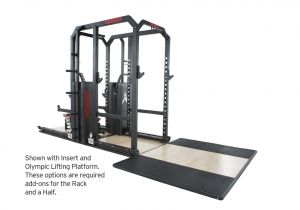 Muscle Motion Power Rack Dip attachment Rack and A Half Power Racks Keiser