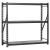 Muscle Rack Lowes Shop Edsal 72 In H X 77 In W X 24 In D 3 Shelf Steel Nsf Certified