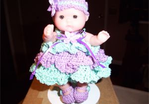 My Sweet Love Lots to Love Baby Bathtub Berenguer 5" Baby Dolls Lavender Aqua Headband …