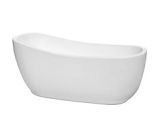 Narrow Bathtubs Canada Wyndham Collection Margaret 5 Feet 6 Inch Freestanding