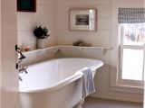 Narrow Freestanding Bathtub Farmhouse Bathrooms Farmhouse Friday