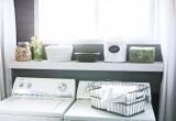 Narrow Shelf Between Washer and Dryer Best Of Laundry Room Progress Stacy Risenmay