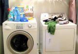 Narrow Shelf Between Washer and Dryer Inspirational Saving Small Spaces Narrow Laundry Room Design with Hanging Rod Over