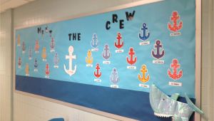 Nautical themed Classroom Decorations Nautical theme Classroom Bulletin Board for September Preschoo