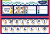 Nautical themed Classroom Decorations Nautical theme Classroom Decor Editable Nautical Classroom theme