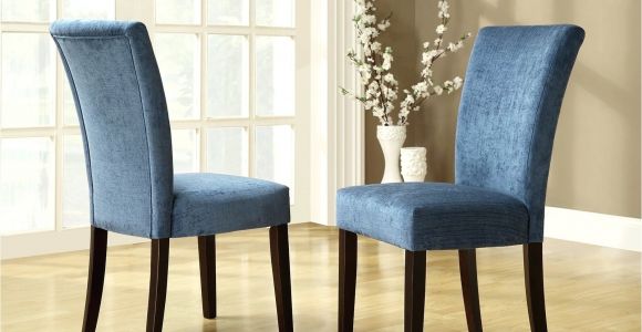 Navy and White Parsons Chair Marvellous Blue Dining Room Chairs Designsolutions Usa Com