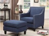 Navy Blue Accent Chair Target Emery Navy Blue Accent Chair with Ottoman
