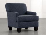 Navy Blue Accent Chair with Arms Burke Navy Blue Accent Chair