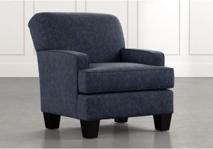 Navy Blue Accent Chair with Arms Burke Navy Blue Accent Chair