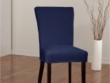 Navy Blue Parsons Chair Slipcovers Chair Beautiful Teal Dining Chairs Rooml Wood Set Blue Fabric