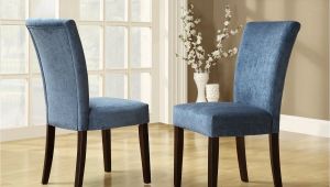 Navy Blue Parsons Dining Chairs Chair Used Dining Room Chairs Elegant Kitchen Chairs with Casters