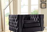 Navy Blue Sectional sofa Amazon Iconic Home Da Vinci Accent Club Chair Velvet button