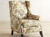 Navy Blue Wingback Chairs Floral Living Room Furniture Beautiful Alec Navy Blue Trellis Wing Chair