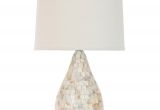 Neiman Marcus Table Lamps Safavieh Lighting 20 5 Inch Lauralie Cream Ivory Capiz Shell Table