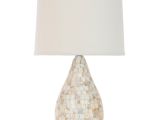 Neiman Marcus Table Lamps Safavieh Lighting 20 5 Inch Lauralie Cream Ivory Capiz Shell Table