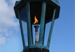 New orleans Gas Lights Grande Dame Brass Lantern In Green Verdigris Post Mount or Wall