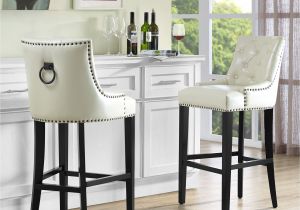 Nicole Miller Counter Chairs This Barstool Features Individually Hand Applied Copper Nail Heads