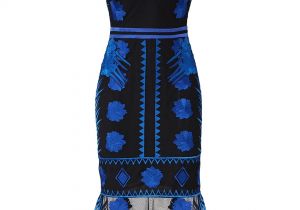 Nicole Miller New York area Rugs Nicole Miller Blue Mesh Flutter Dress Opera Chic Pinterest