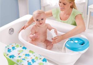Non Plastic Baby Bathtub New Convenient Newborn to toddler Bath and Shower Tub