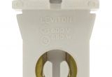 Non Shunted Lamp Holders Leviton Leviton 23351 Medium Bi Pin Standard Fluorescent Lampholder White