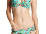 Nordstrom Rack Swimsuits Shirred Floral Underwire Bikini top Underwire Bikini top Bikini