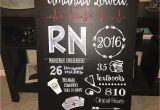 Nurse Graduation Party Decorations Nursing School Chalkboard Nursingschool School Pinterest