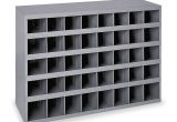 Nut and Bolt Storage Cabinets Metal 40 Hole Storage Bin Cabinet for Nuts Bolts and Fasteners with