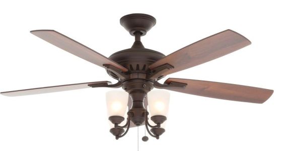 Oil Rubbed Bronze Floor Fan Hampton Bay Bristol Lane 52 In Indoor Oil Rubbed Bronze Ceiling Fan