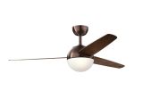 Oil Rubbed Bronze Oscillating Floor Fan Kichler 300710obb 56 Inch Bisc Fan Led In Oil Brushed Bronze