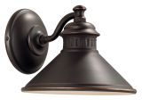 Oil Rubbed Bronze Outdoor Light Fixtures Shop Portfolio Dovray 8 12 In H Oil Rubbed Bronze Dark Sky Outdoor