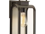 Oil Rubbed Bronze Outdoor Light Fixtures Shop Progress Lighting Refuge 13 375 In H Oil Rubbed Bronze Medium